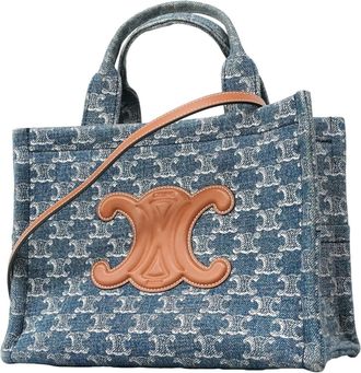 Celine Blue Denim Tote Bag (Pre-Owned)