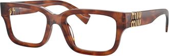Miu Miu Glasses, unisex, Brown, Size: 51 MM Optical Frame