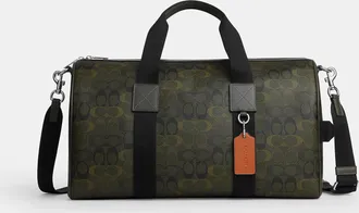 Coach Explorer Duffle Bag 45 In Signature Camo Print