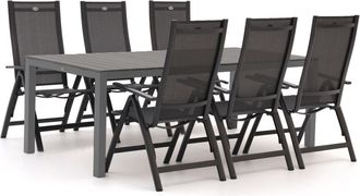 Hartman Hartman Troy/Fidenza 220cm dining tuinset 7-delig verstelbaar