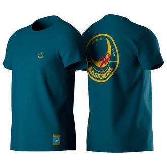 La Sportiva Climbing On The Moon T-Shirt f&uuml;r Herren | blau