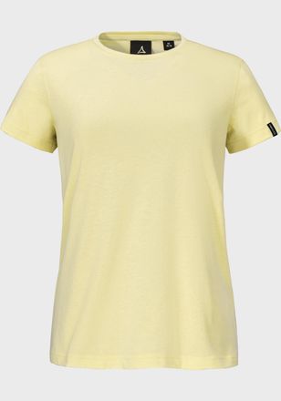 Sch&ouml;ffel Funktionsshirt SCH&Ouml;FFEL T Shirt Style Collada WMS, Damen, Gr. 36, gelb (5105, gelb), Oberstoff: 60% Baumwolle, 40% Polyester, Rundhals, Shirts Funktio