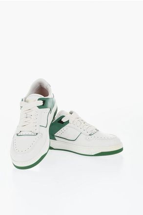 Santoni Leather Sneakers AIR With Contrast Details size 45,5