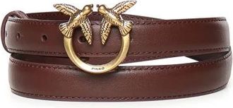 Pinko Riemen - Dames - Riemen - Rood - S - Leer - Accessoires