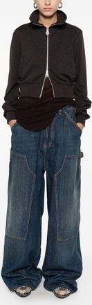 Maison Margiela Womens Denim Jeans - Medium Blue Cotton - Size EU 40 (Womens)