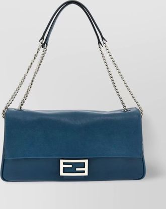 Fendi large rectangular chain strap shoulder bag