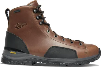 Danner Mens Stronghold 6 Leather Work Boot In Dark Brown