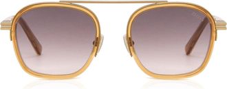 Ermenegildo Zegna EZ0231 39K Mens Sunglasses Gold Size 51