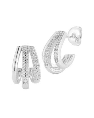 Glaze Jewelry Plated Cz Earrings