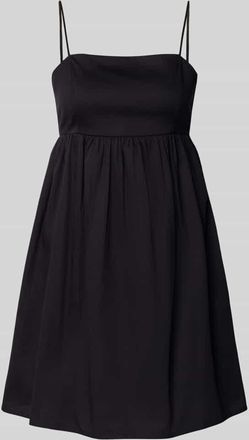Only A-Linie Minikleid aus reiner Baumwolle Modell DINNA LIFE in Black, Gr&ouml;&szlig;e XS