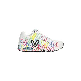 Skechers Fitness, Dames, Wit, 36 EU, Leer, X Jgoldcrown