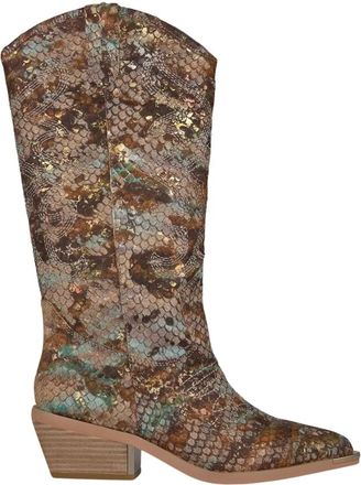 Alma En Pena Special Cowboy Boot - Dames - Cowboylaarzen - Bruin - 37 EU - Leer - Schoenen