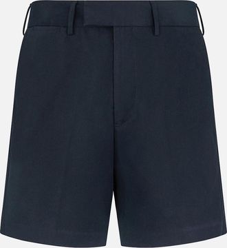 Tom Ford Mens JAPANESE BRUSHED COTTON SHORTS - Navy - Size: 32/36