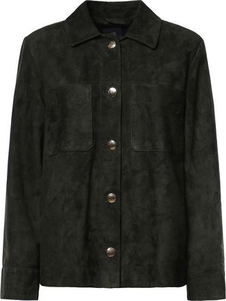 Max Mara Suede Blouson Jacket