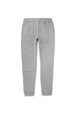 Sunspel Tapered Brushed Loopback Cotton-Jersey Sweatpants