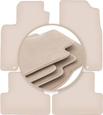 OEM Alfombrillas Beige Premium Para: Nissan X-trail Ii T31 Suv 2007-2014