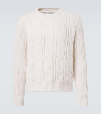 Eleventy Cable-knit wool sweater