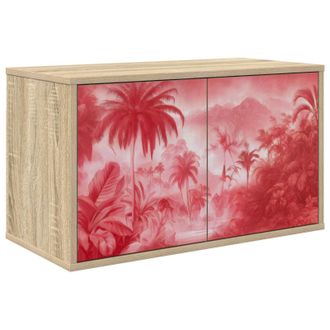 vidaXL Mueble De Tv Montado En La Pared Aachen 69 X 33 X 40 Cm Vidaxl