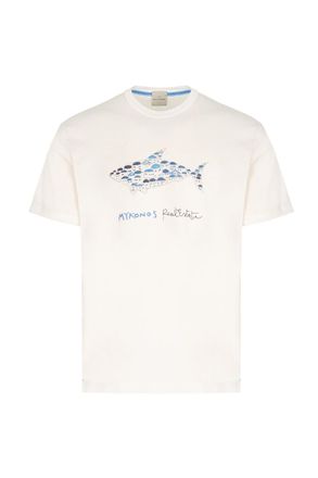 Paul & Shark Riviera Shark T Shirt Size: 3XL, colour: WHITE