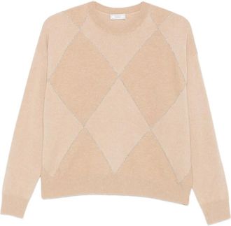 PESERICO Maglione a rombi - Toni neutri