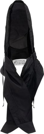Maison Margiela Sciarpa con cappuccio - Nero