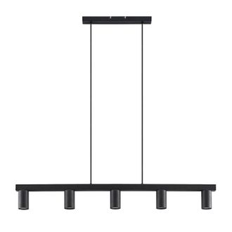 Lindby Lindby L&aacute;mpara Colgante baliko En Negro De Metal