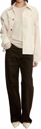 Enza Costa Field Jacket In Beige