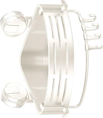 OEM Estante Triangular Para Guardar Objetos Con Ventosas, Color Blanco
