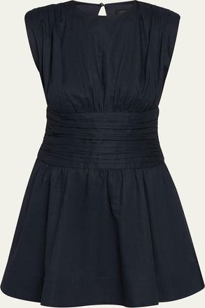 Toccin Eloise Sleeveless Ruched Mini Dress