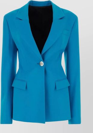 The Attico virgin wool fitted blazer