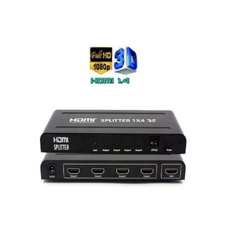 Trade Shop Trade Shop - Splitter 4 Hdmi 1.4 Full Hd 1080p 3d 4 Uscite En La Resoluci&oacute;n De Switch