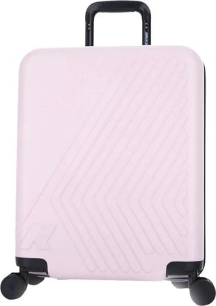 K-Way Eudoxie Logo Trolley - unisex - Koffers - Roze - Maat: ONE Size Poliester