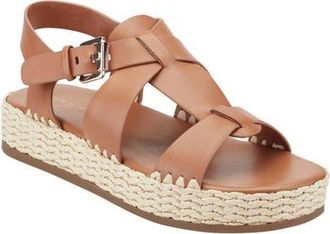 Marc Fisher Elissa Platform Sandal in Brown at Nordstrom, Size 5.5
