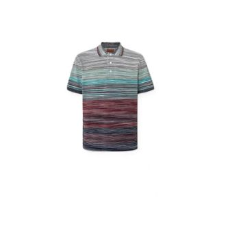 Missoni Polo Shirts, male, Multicolor, Size: XL Cotton Polo Shirt