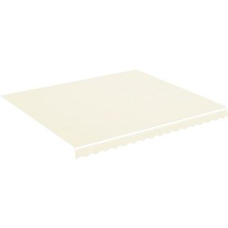 vidaXL Tela De Repuesto Para Toldo Crema 4x3,5 M Vidaxl