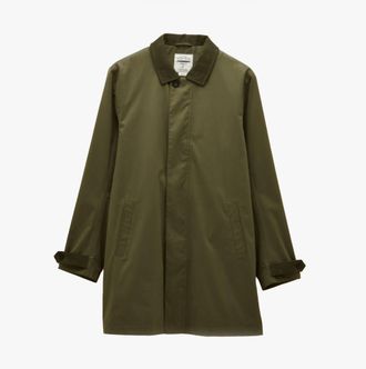 Joules Sandford Mens Waterproof Raincoat Green - Size Medium