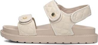 Omoda Schoenen, Dames, Beige, 37 EU, Beige Sandalen Gd 232442