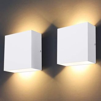 OEM Wall Light - 10 W - 3000 K - Indoor - Warm White - Bedroom Living Room Staircase Corridor - 2 Pieces