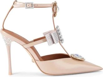 Kurt Geiger Pumps - Dames - Pumps - Beige - 39 EU - Leer - Schoenen