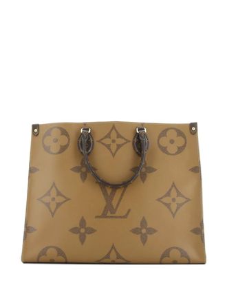 Louis Vuitton OnTheGo Reverse Monogram Giant GM tote bag - Marrone