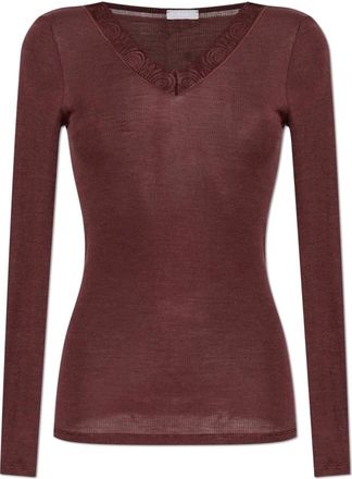 Hanro Mujer, Camisetas, Rojo, Talla: M