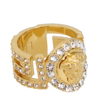 Versace Damens Ringe Goldmetall