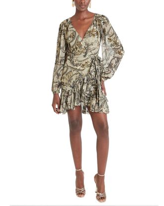 Temperley London Silvana Silk-Blend Mini Dress