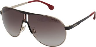 Carrera Unisex 1005S Pilot Sunglasses for Men and Women - Gold Metal - One Size