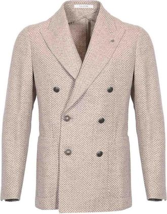 Tagliatore Double-Breasted Wool And Cashmere Jacket
