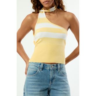 PacSun Vanessa Scarf Knit Top in Yellow at Nordstrom, Size Xx-Small
