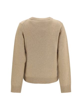 Ganni Banana Graphic Sweater - Camel
