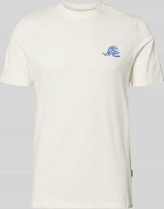 Blend T-Shirt mit Motiv-Print Modell SUN ISLAND in Weiss, Gr&ouml;&szlig;e XXL