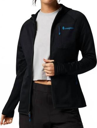 Cotopaxi Otero Fleece Full-Zip Hooded Jacket In Black