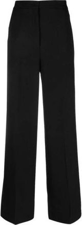 Blanca Vita Elastische Casual Broek met Stretchstof - Dames - Wijde Broeken - Zwart - S - Broeken